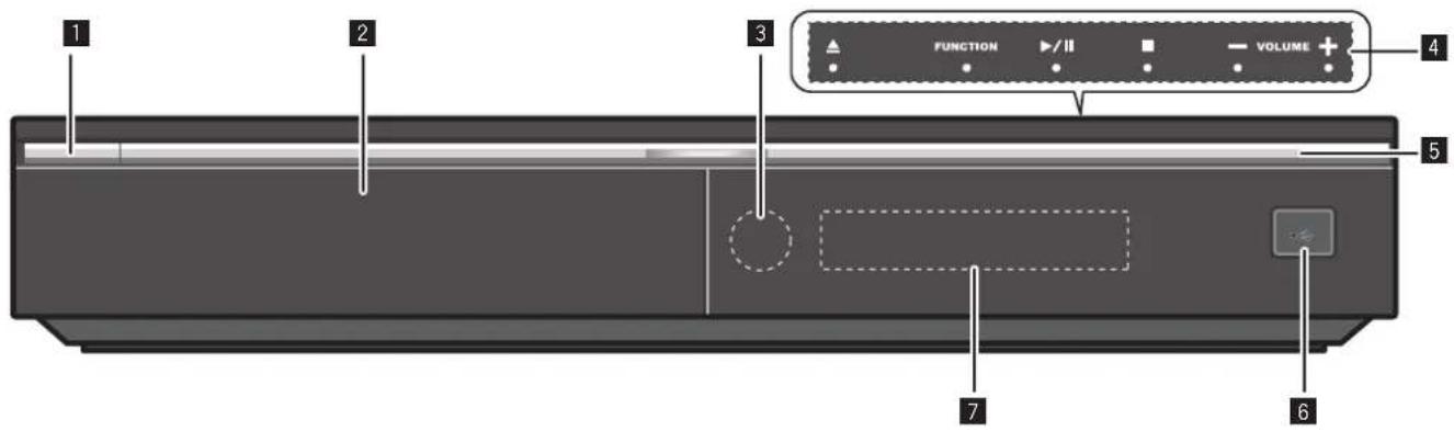 PIONEER XVBD500FS - Front panel - 1