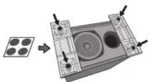 PIONEER XVBD500FS - como colocar las almohadillas antideslizantes. - 1