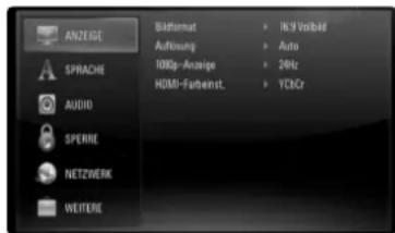 PIONEER XVBD500FS - Das Menu [ANZEIGE] - 1
