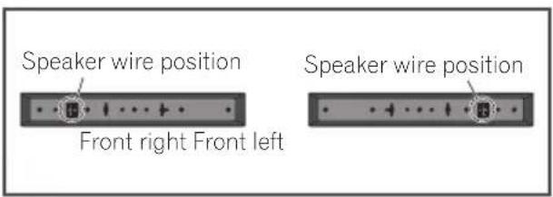 PIONEER XVBD521FSW - Attaching the speakers - 2