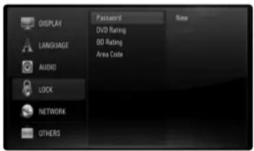 PIONEER SBD500FS - [LOCK] Menu (Parental Control) - 1