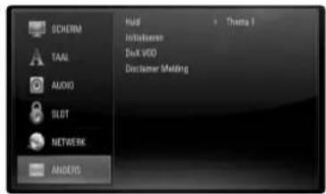 PIONEER SBD500FS - [ANDERS]-menu - 1