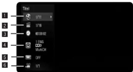 Titel 1 /11 2 1/16 3 00:00:02 4 I ENG 5 DD MultiCH 5 OFF 6 1/1