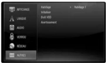 PIONEER SBD500FS - Menu [AUTRES] - 1