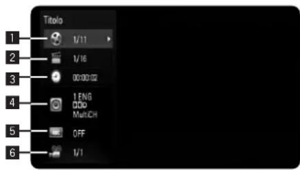Titoio 1 2 3 4 5 6 I/11 I/16 00:00:02 IF ENG DICK MultiCH OFF I/1