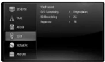 PIONEER SBD500FS - [SLOT]-menu (Kinderslot) - 1