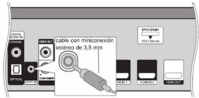 PIONEER SBD500FS - Escuchar música de un reproductor portátil - 1