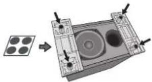 PIONEER SBD500FS - Attaching non-skid pads - 1