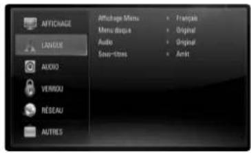 PIONEER SBD500FS - Menu [LANGUE] - 1