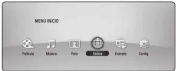 MENU INICIO Político Música Foto Online Entrado Config.