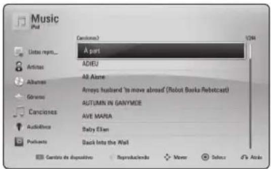 Music iPad Cancions() 1/24 Lista repn... A part Artistas ADIEU Albumes All Alone Gibbons Array husband 'to move abroad (Robot Banks Rebetcast) AUTUMN IN GANYMDE Concições AVE MARIA AudioBiosca Baby Elian Pacipantes Back Into the Wall Cartista de dispositivo Reproduktendo Mover Delete d's Ativa