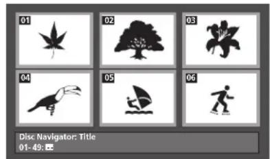 PIONEER HTZ370DV - Select the thumbnail image for what you want to play. - 1
