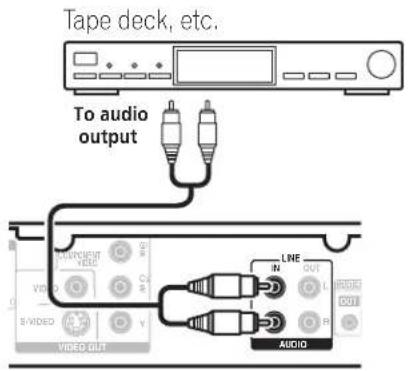 PIONEER HTZ370DV - Connecting auxiliary audio components - 1