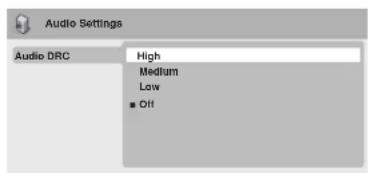 PIONEER HTZ370DV - Menu Audio Settings - 2