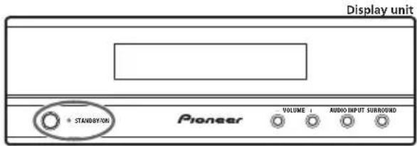 PIONEER HTS560DV - Switching on - 2