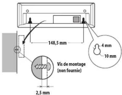 PIONEER HTS560DV - Fixation de l'unité d'affichage sur une paroi - 1
