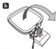 PIONEER HTS560DV - Assemblage de l'antenne cadre AM - 2