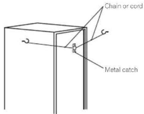 PIONEER HTS560DV - Secure each of the front and surround speakers using the metal catch provided. - 1