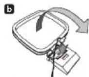 PIONEER HTS560DV - Assemble the AM loop antenna. - 2