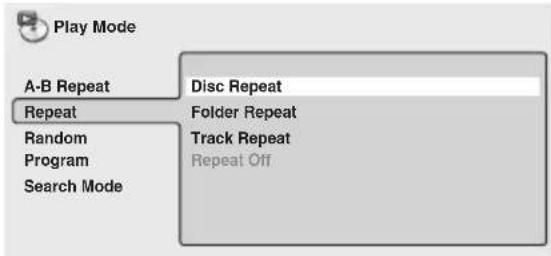 PIONEER HTZ940DV - Select a repeat play option. - 4