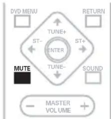 PIONEER HTZ940DV - Pour couper le son - 1