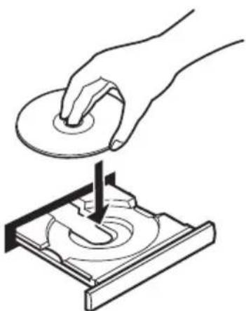 PIONEER HTZ940DV - Déposez un disque dans le tiroir. - 1