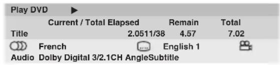 PIONEER HTZ940DV - - Pour afficher et désirer les informations, appuyez sur display. - 1