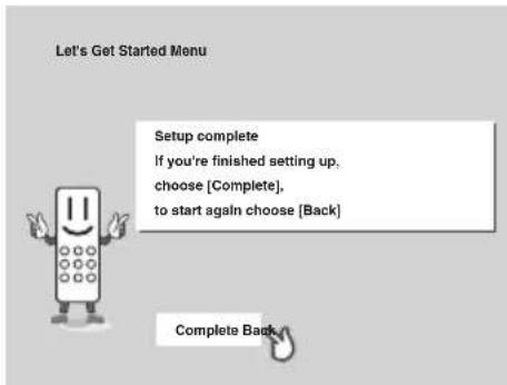 PIONEER HTZ940DV - Press ENTER again to finish setting up. - 1