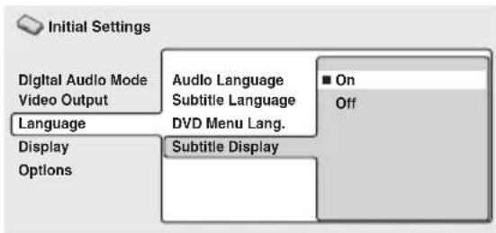 PIONEER HTZ940DV - Subtitle Display - 1