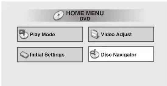 PIONEER HTZ940DV - Press HOME MENU and select 'Disc Navigator' from the on-screen display. - 1