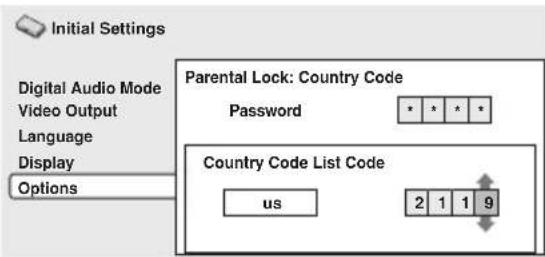 PIONEER HTZ940DV - Menu des réglages initiaux - 1