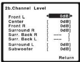 PIONEER HTP710 - Adjust the level of each channel using / . - 1