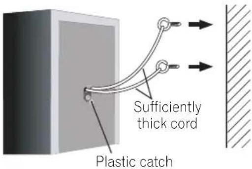 PIONEER HTP710 - - Secure each of the front and surround speakers using the plastic catch provided. - 1