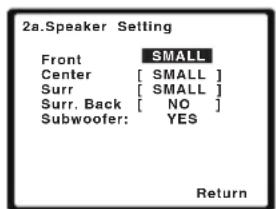 PIONEER HTP710 - Speaker Setting - 2