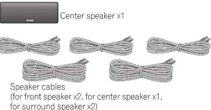 PIONEER HTP710 - Speakers (S-DV595T) box - 2