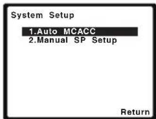PIONEER HTP710 - Select the setting you want to adjust. - 1