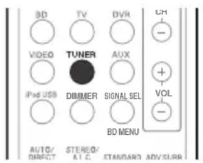 PIONEER HTP710 - Écoute de la radio - 1