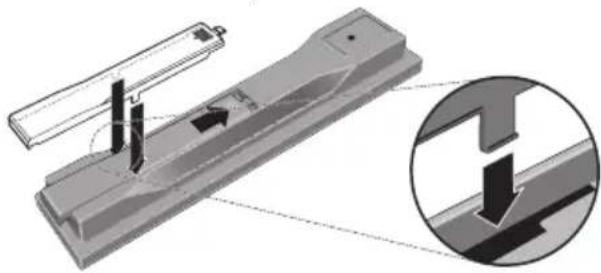 PIONEER BCSHF828 - Fermez le couvercle arriere. - 1