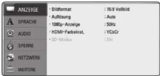 PIONEER BCSHF818 - Setup-Einstellungen vornehmen - 2