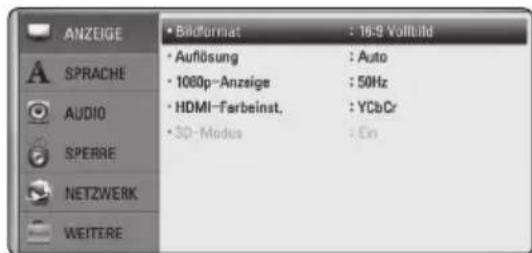 PIONEER BCSHF818 - Setup-Einstellungen vornehmen - 3