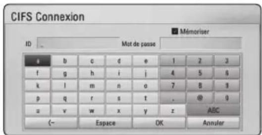 PIONEER BCSHF818 - Saisie de l'identifant utiliser réseau et du mot de passer - 1