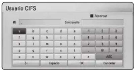 PIONEER BCSHF818 - Introduccion de una ID usuario y contraseña de red - 1