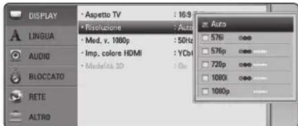 PIONEER BCSHF818 - Impostazione della risoluzione - 1