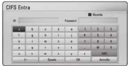 PIONEER BCSHF818 - Inserimento di un ID utente di rete e password - 1