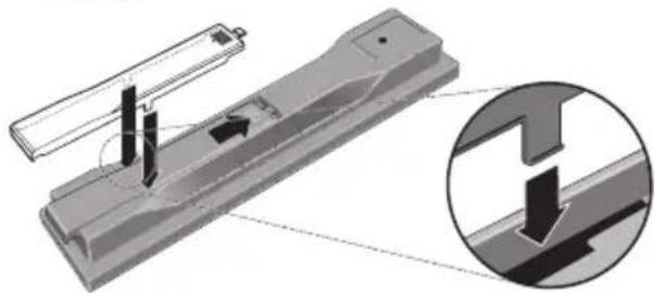 PIONEER BCS424 - Sluit het achterdeksel. - 1
