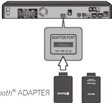 PIONEER BCS424 - Aansluiten van optionele Bluetooth® ADAPTER - 1