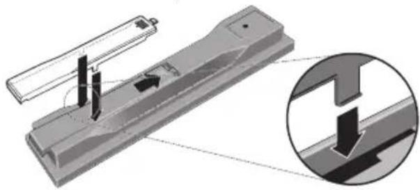 PIONEER BCS424 - Fermez le couvercle arriere. - 1