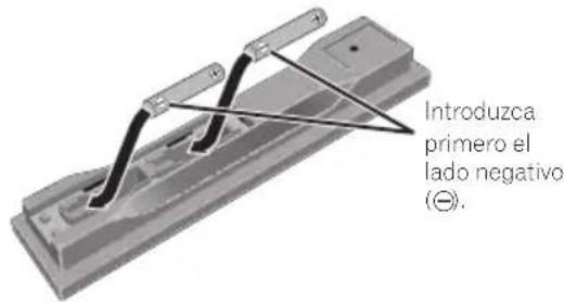 PIONEER BCS424 - Introduzca las pilas (AAA/R03 x 2). - 1