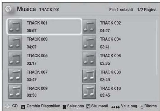 SAMSUNG HTHS5200 - Creazione di una playlist musicale - 1