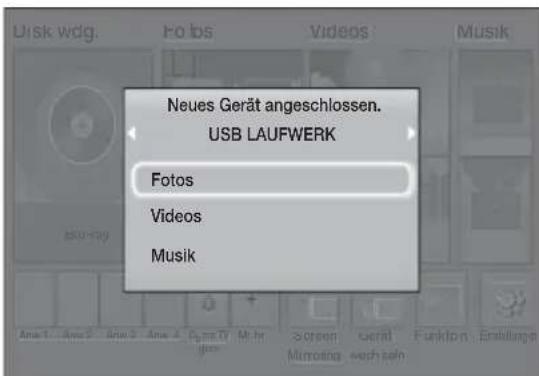 SAMSUNG HTHS5200 - Methode 1: Wenn Sie ein USB-Gerät anschreiben, während das Gerät eingeschaltet ist - 1